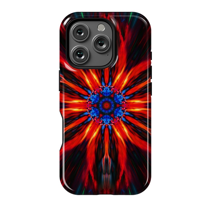 iPhone 16 Pro StrongFit fire mandala by haroulita