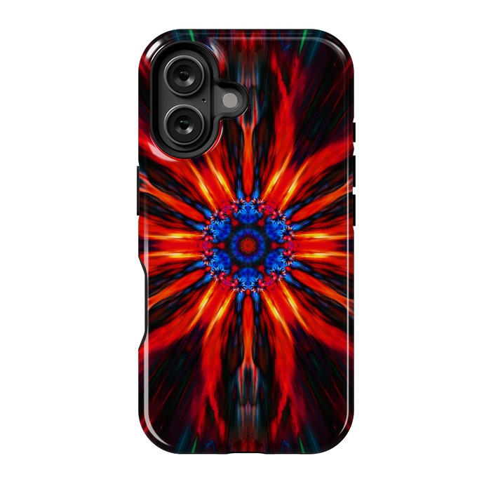 iPhone 16 StrongFit fire mandala by haroulita