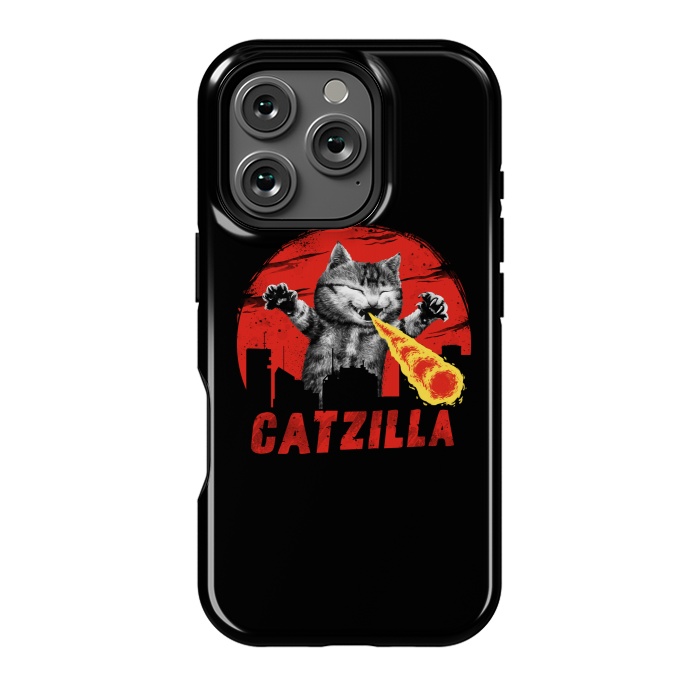 iPhone 16 Pro StrongFit Catzilla by Vincent Patrick Trinidad