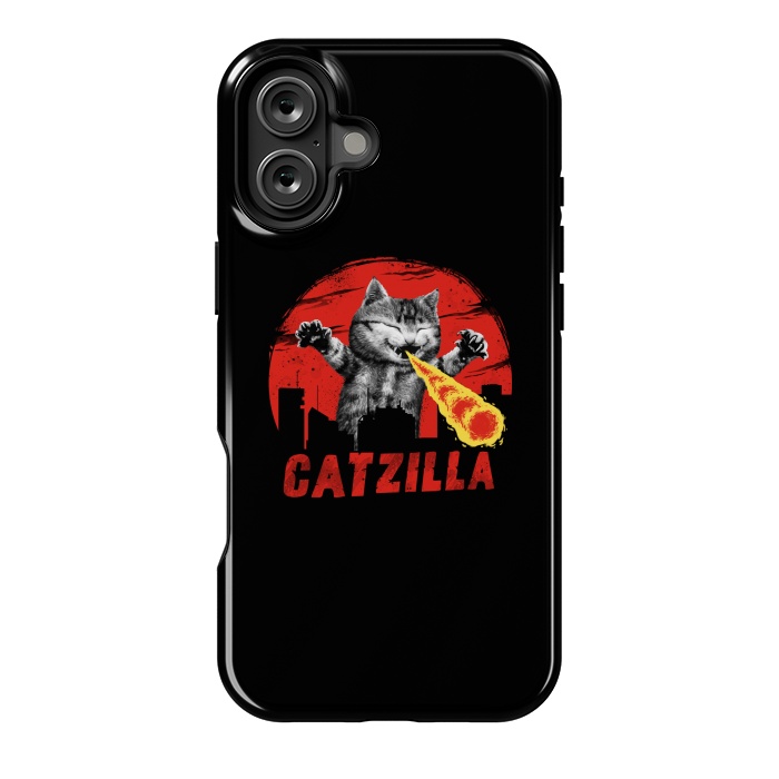 iPhone 16 Plus StrongFit Catzilla by Vincent Patrick Trinidad