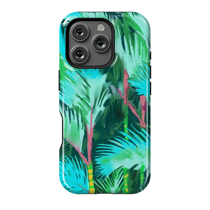 iPhone 16 Pro StrongFit Palm Forest by Uma Prabhakar Gokhale