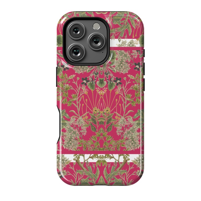 iPhone 16 Pro StrongFit Botanic Frames by Zala Farah