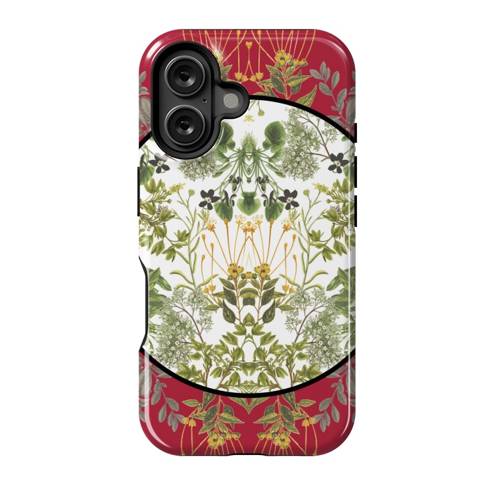 iPhone 16 StrongFit Botanic Patchwork by Zala Farah