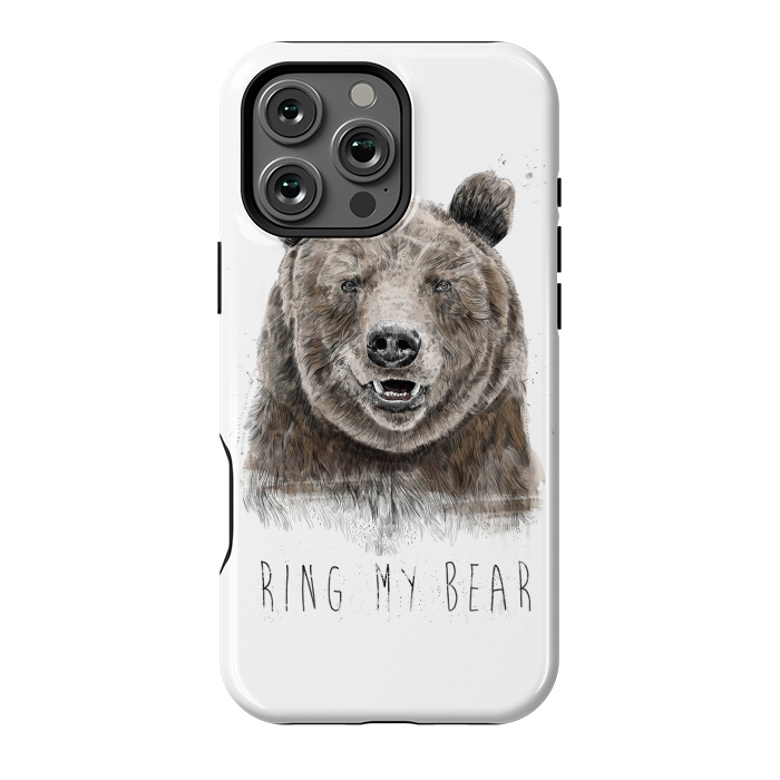 iPhone 16 Pro Max StrongFit Ring my bear by Balazs Solti