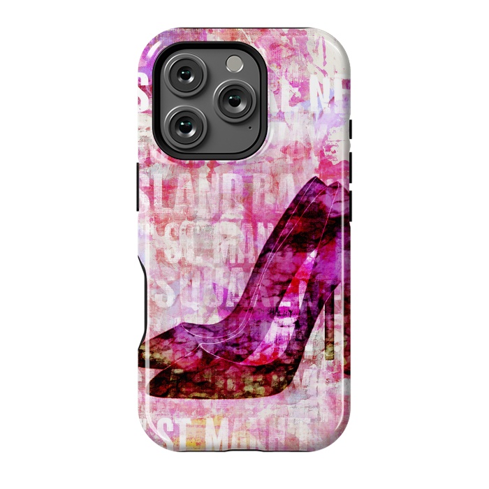 iPhone 16 Pro StrongFit High Heels Pink Mixed Media Art by Andrea Haase