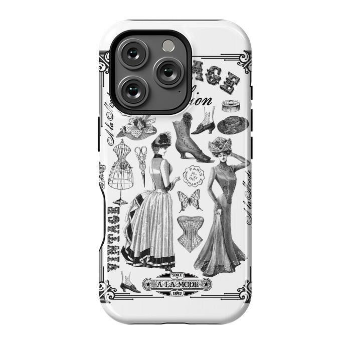 iPhone 16 Pro StrongFit Vintage Fashion Ladies by Andrea Haase