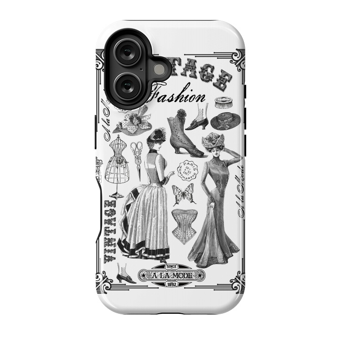 iPhone 16 StrongFit Vintage Fashion Ladies by Andrea Haase