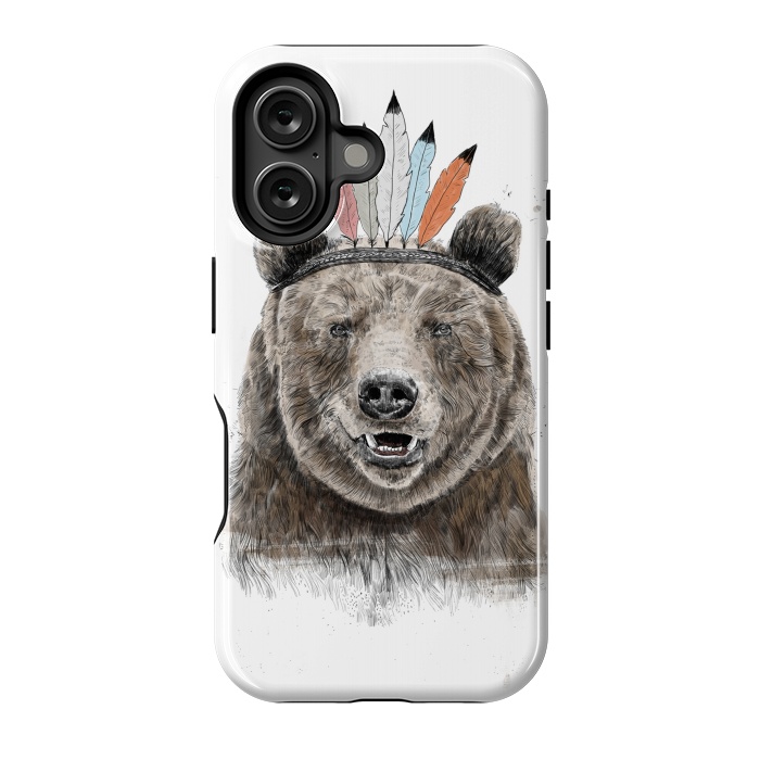 iPhone 16 StrongFit Festival bear by Balazs Solti