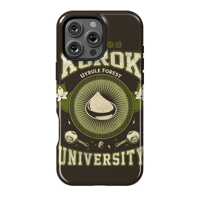 iPhone 16 Pro Max StrongFit Korok University by Ilustrata