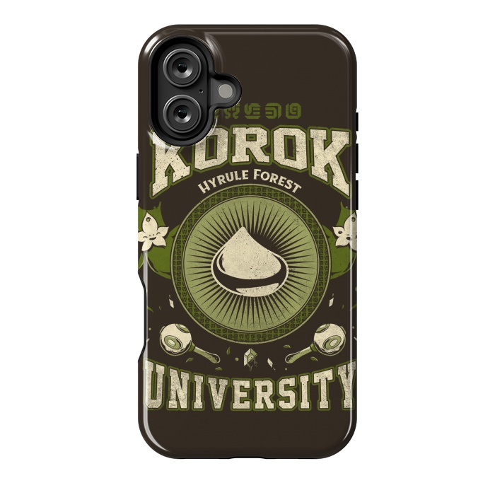 iPhone 16 Plus StrongFit Korok University by Ilustrata