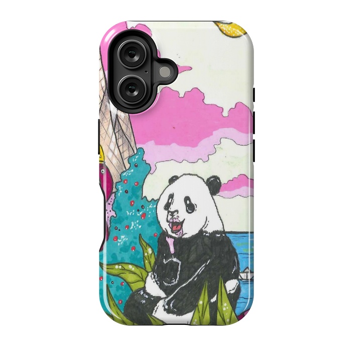 iPhone 16 StrongFit sugar panda by Varo Lojo