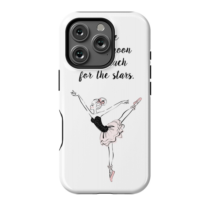 iPhone 16 Pro StrongFit Little Ballerina Dance Quote by Martina