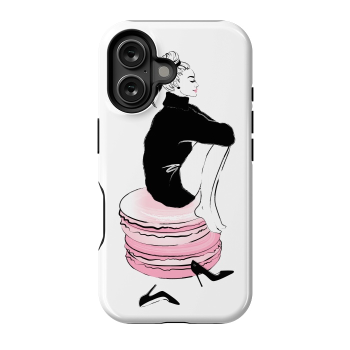 iPhone 16 StrongFit Elegant Macaron Girl by Martina