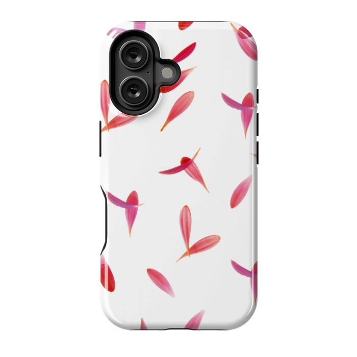 iPhone 16 StrongFit Red Rose Leaves by Creativeaxle