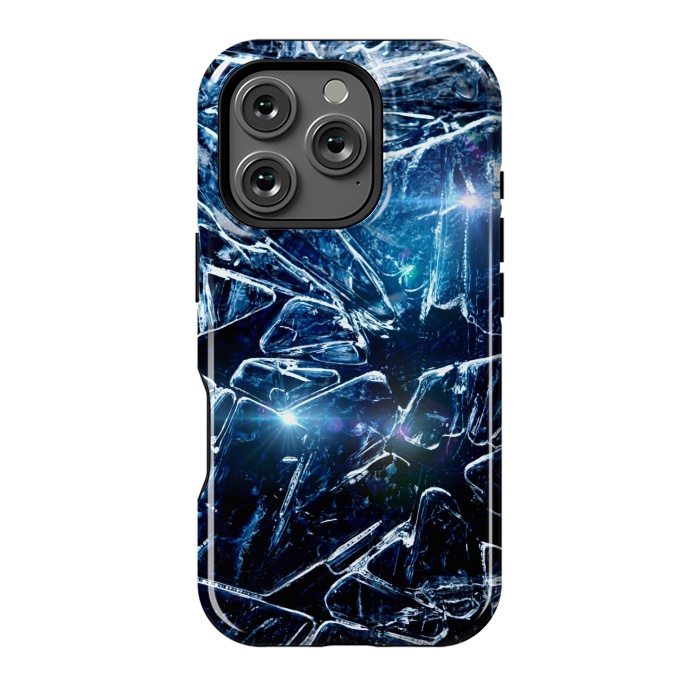 iPhone 16 Pro StrongFit Cracked Ice by Gringoface Designs