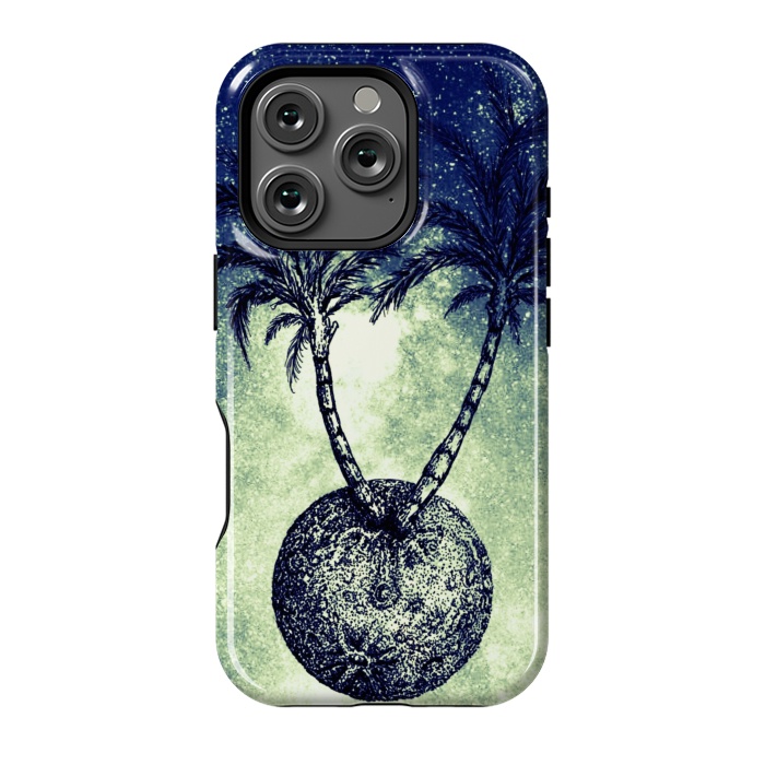 iPhone 16 Pro StrongFit Paradise is on the Moon by Gringoface Designs