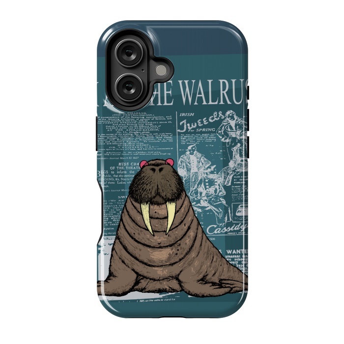 iPhone 16 StrongFit I am the walrus by Mangulica