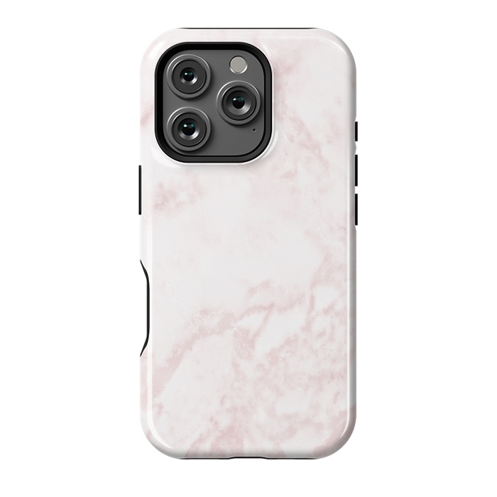 iPhone 16 Pro StrongFit Rose-gold Marble Deluxe by Dushan Medich