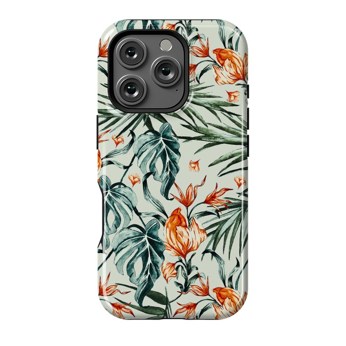 iPhone 16 Pro StrongFit Exotic flower nature-07 by Mmartabc