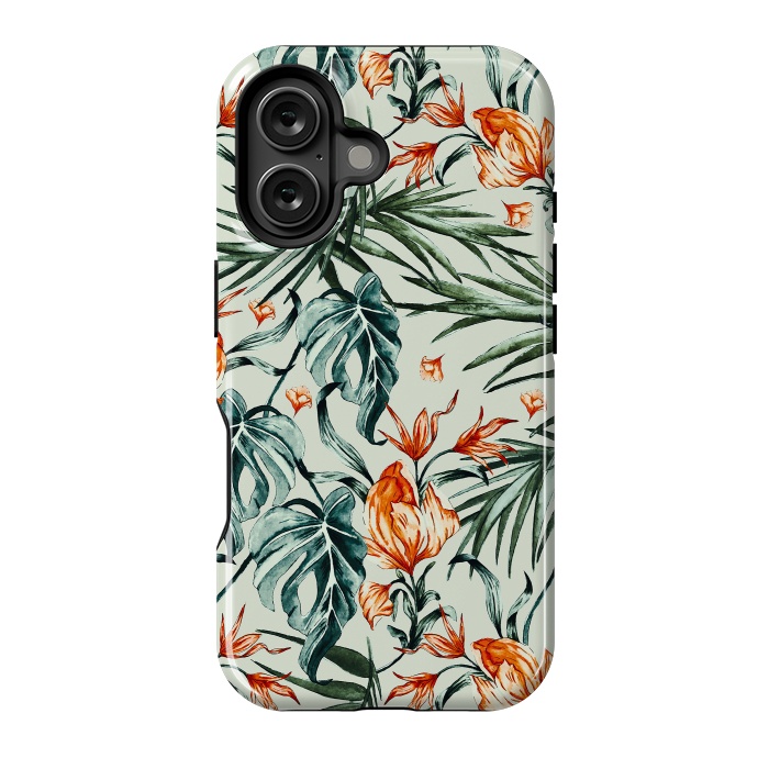 iPhone 16 StrongFit Exotic flower nature-07 by Mmartabc