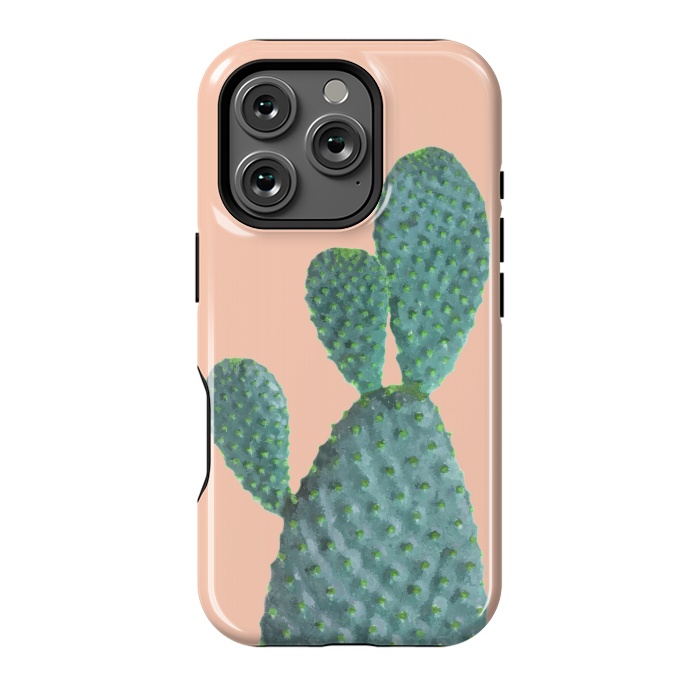 iPhone 16 Pro StrongFit Cactus Watercolor by Alemi