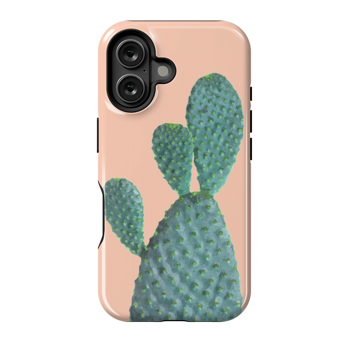 iPhone 16 StrongFit Cactus Watercolor by Alemi