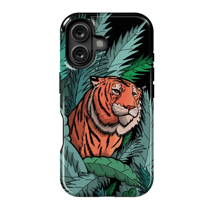 iPhone 16 StrongFit As the tiger emerged from the jungle by Steve Wade (Swade)