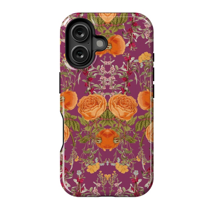 iPhone 16 StrongFit Vibrant Botanic by Zala Farah