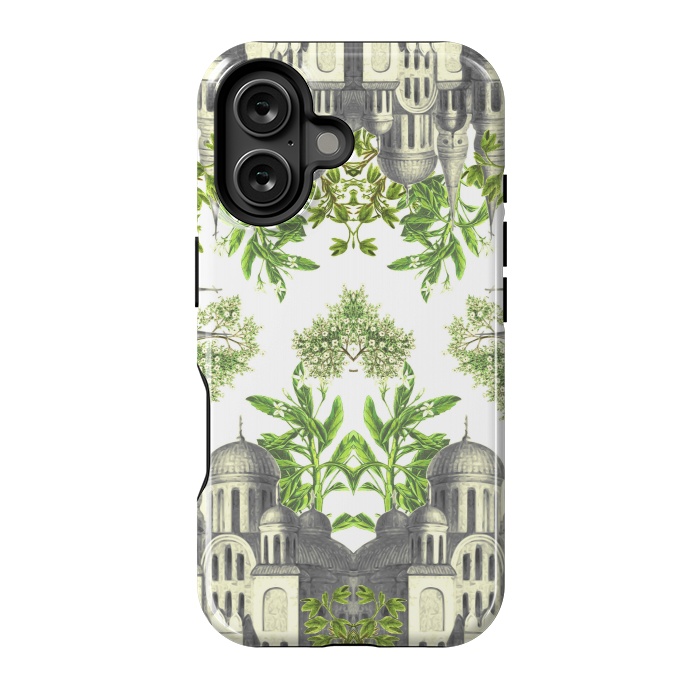 iPhone 16 StrongFit Botanical Castle by Zala Farah