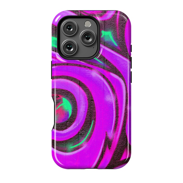 iPhone 16 Pro StrongFit Pink Graffiti by Andrea Haase