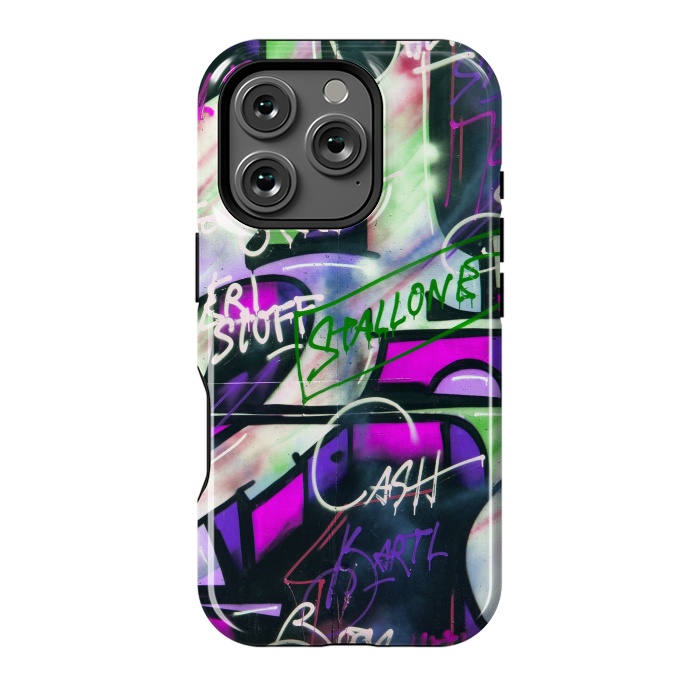 iPhone 16 Pro StrongFit Colorful Graffiti by Andrea Haase