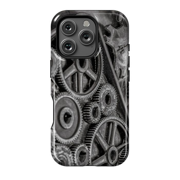 iPhone 16 Pro StrongFit Steampunk Gear by Andrea Haase