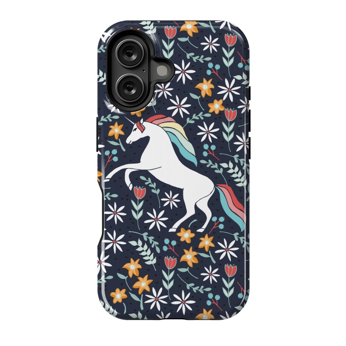 iPhone 16 StrongFit Unicorn by Dunia Nalu