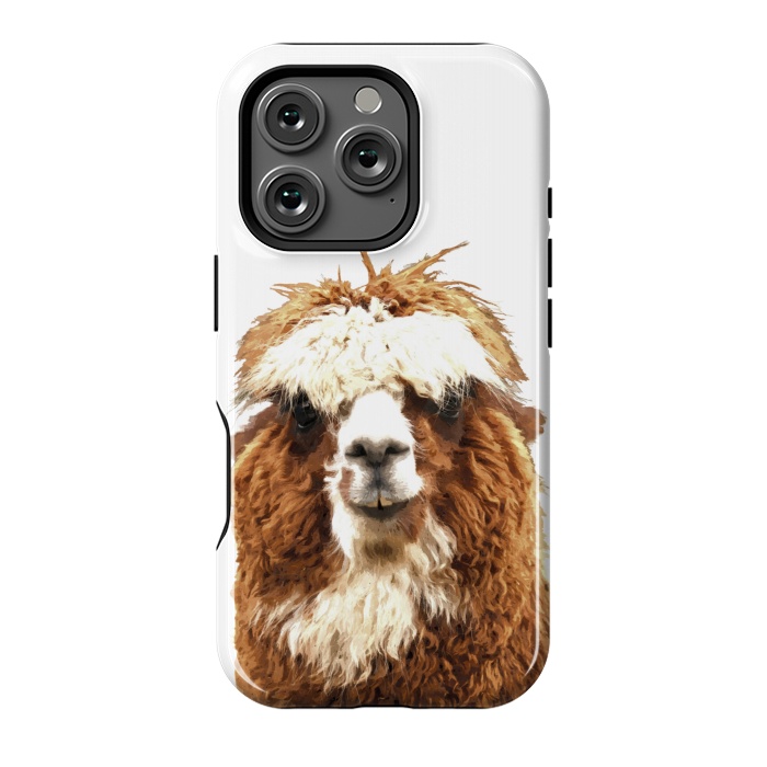 iPhone 16 Pro StrongFit Alpaca Portrait by Alemi