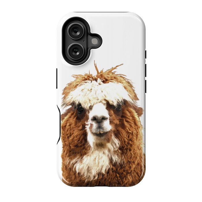 iPhone 16 StrongFit Alpaca Portrait by Alemi