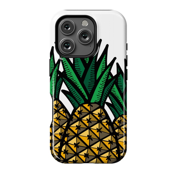 iPhone 16 Pro StrongFit Pineapple Field by Majoih