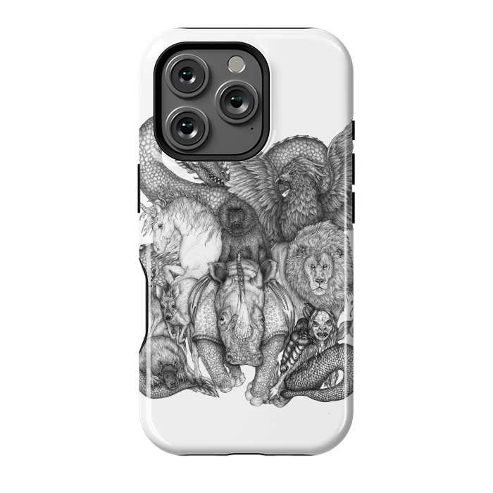 iPhone 16 Pro StrongFit The Impossible Menagerie by ECMazur 