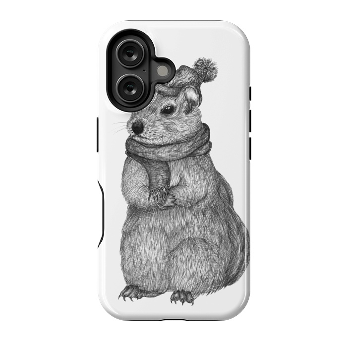 iPhone 16 StrongFit Chilly Chipmunk by ECMazur 