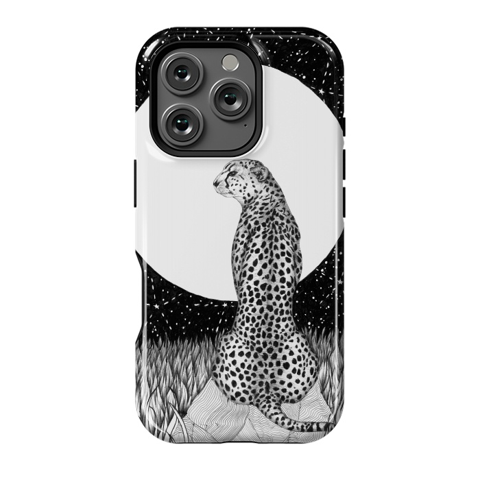 iPhone 16 Pro StrongFit Cheetah Moon by ECMazur 