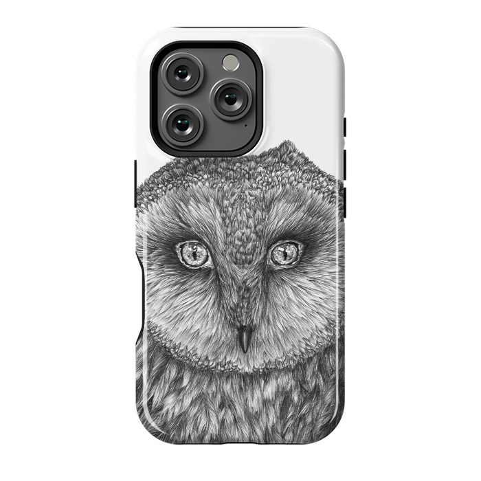 iPhone 16 Pro StrongFit Little Barn Owl by ECMazur 