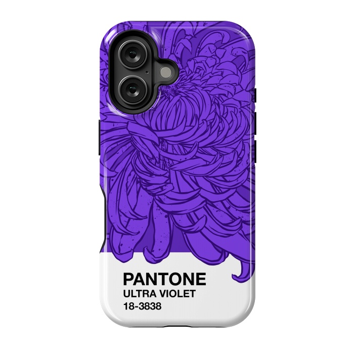 iPhone 16 StrongFit Pantone ultra violet  by Evgenia Chuvardina