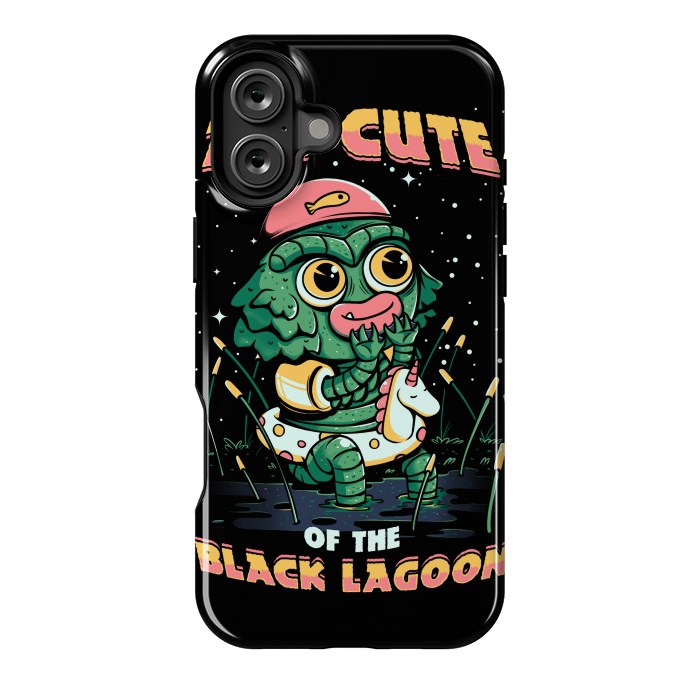 iPhone 16 Plus StrongFit Cute of the black lagoon! by Ilustrata