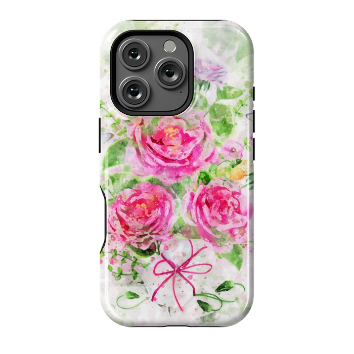 iPhone 16 Pro StrongFit Camellias Bouquet by Creativeaxle