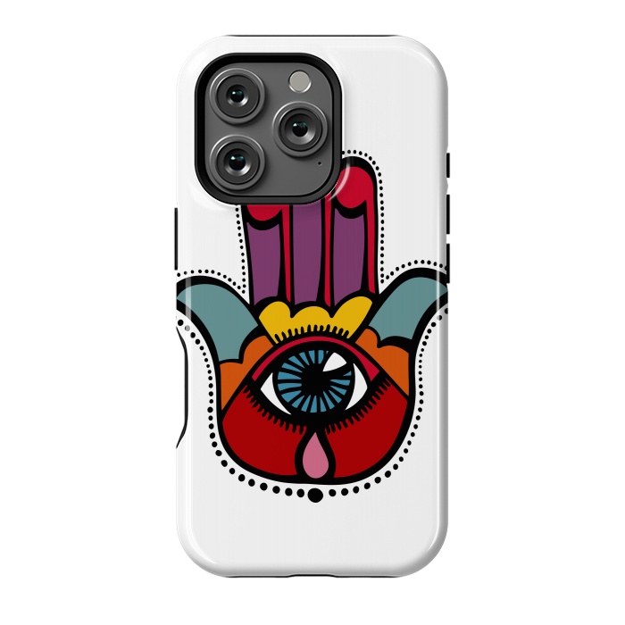 iPhone 16 Pro StrongFit Pop Hamsa by Majoih