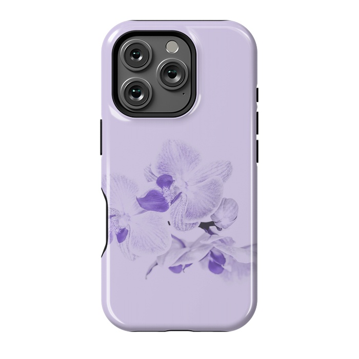 iPhone 16 Pro StrongFit Purple Orchid Flower by Andrea Haase