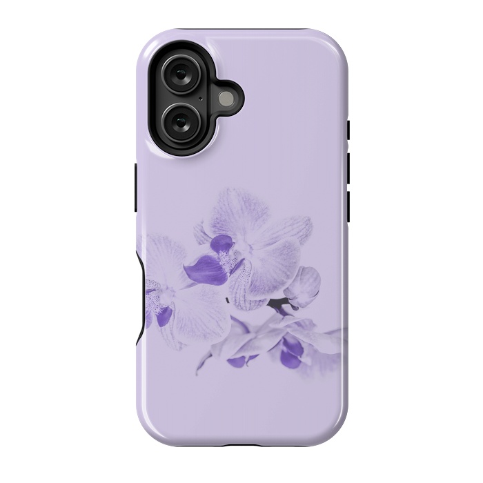 iPhone 16 StrongFit Purple Orchid Flower by Andrea Haase