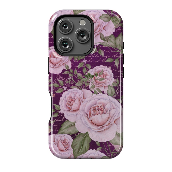 iPhone 16 Pro StrongFit Nostalgic Rose PAttern by Andrea Haase