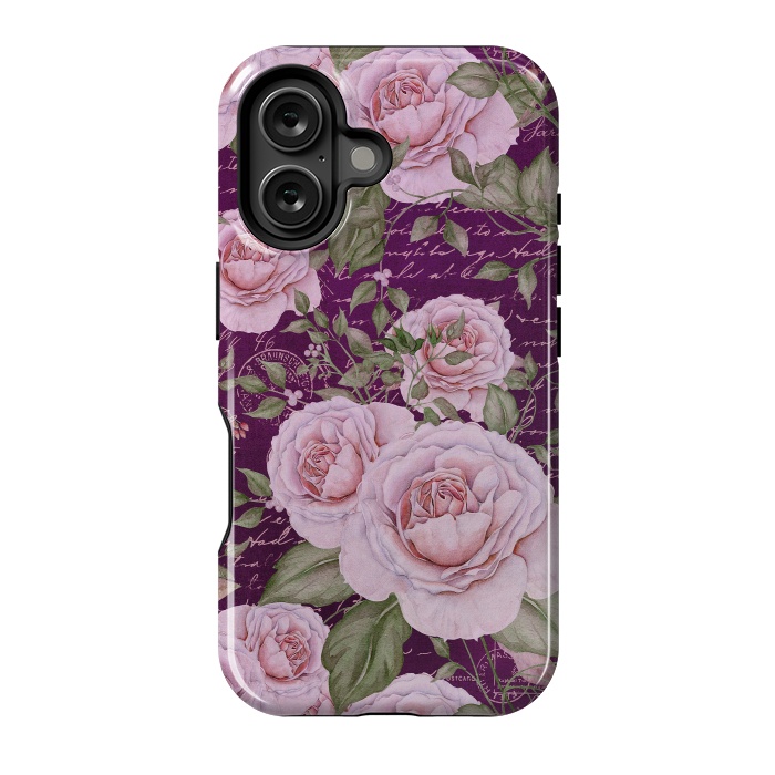 iPhone 16 StrongFit Nostalgic Rose PAttern by Andrea Haase