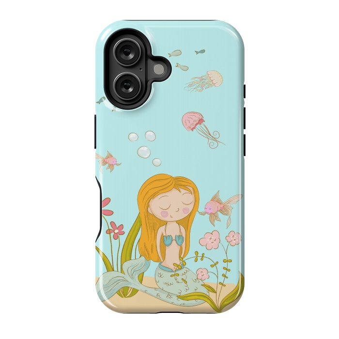 iPhone 16 StrongFit Little Mermaid by  Utart