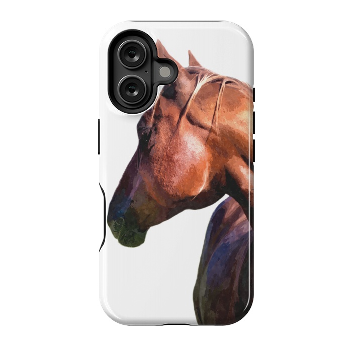 iPhone 16 StrongFit Horse Portrait by Alemi